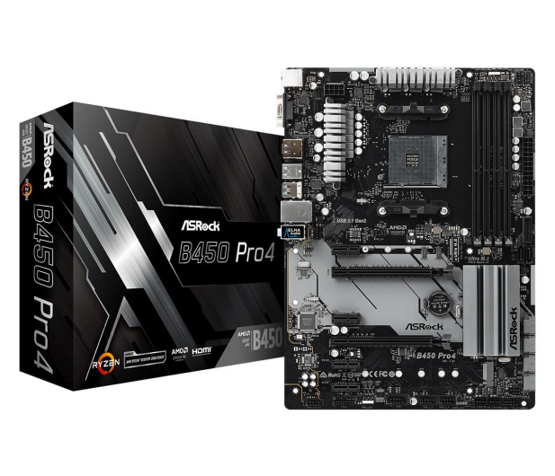 ASRock B450 Pro4 - 441323 - zdjęcie